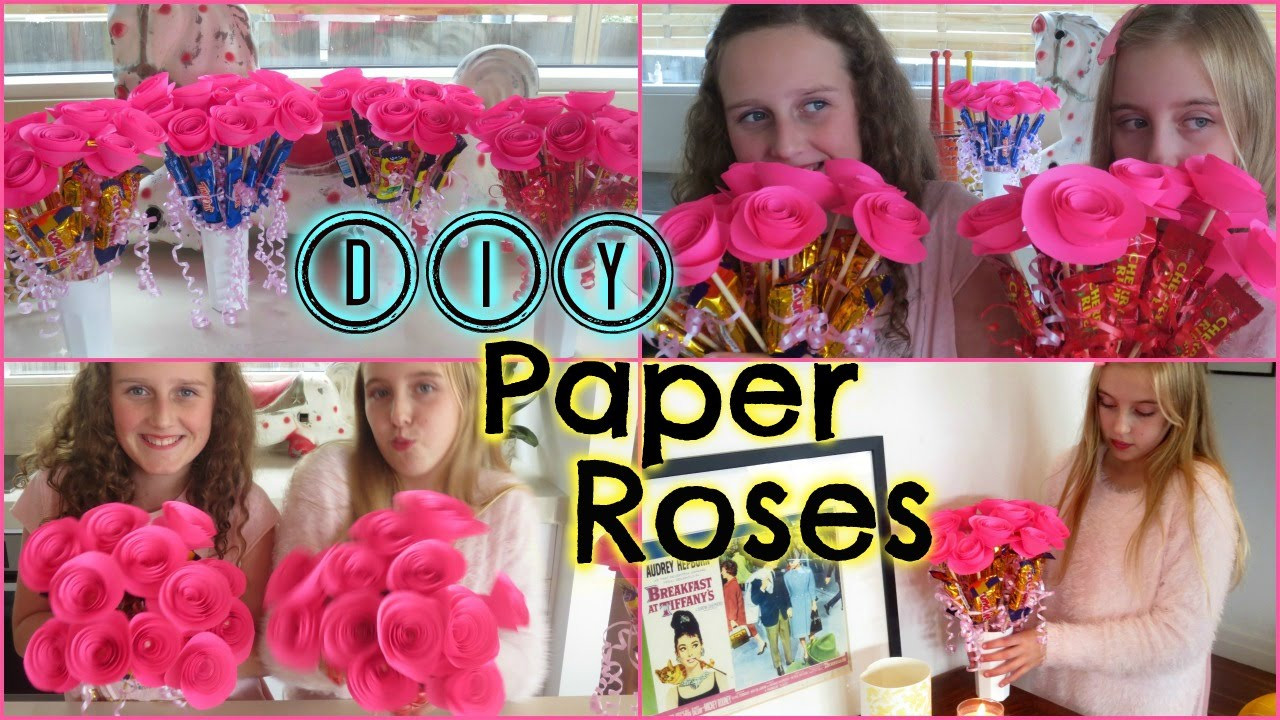 DIY Valentine Gift For Mom
 DIY Easy Paper Roses – Mothers Day Birthday Gift or