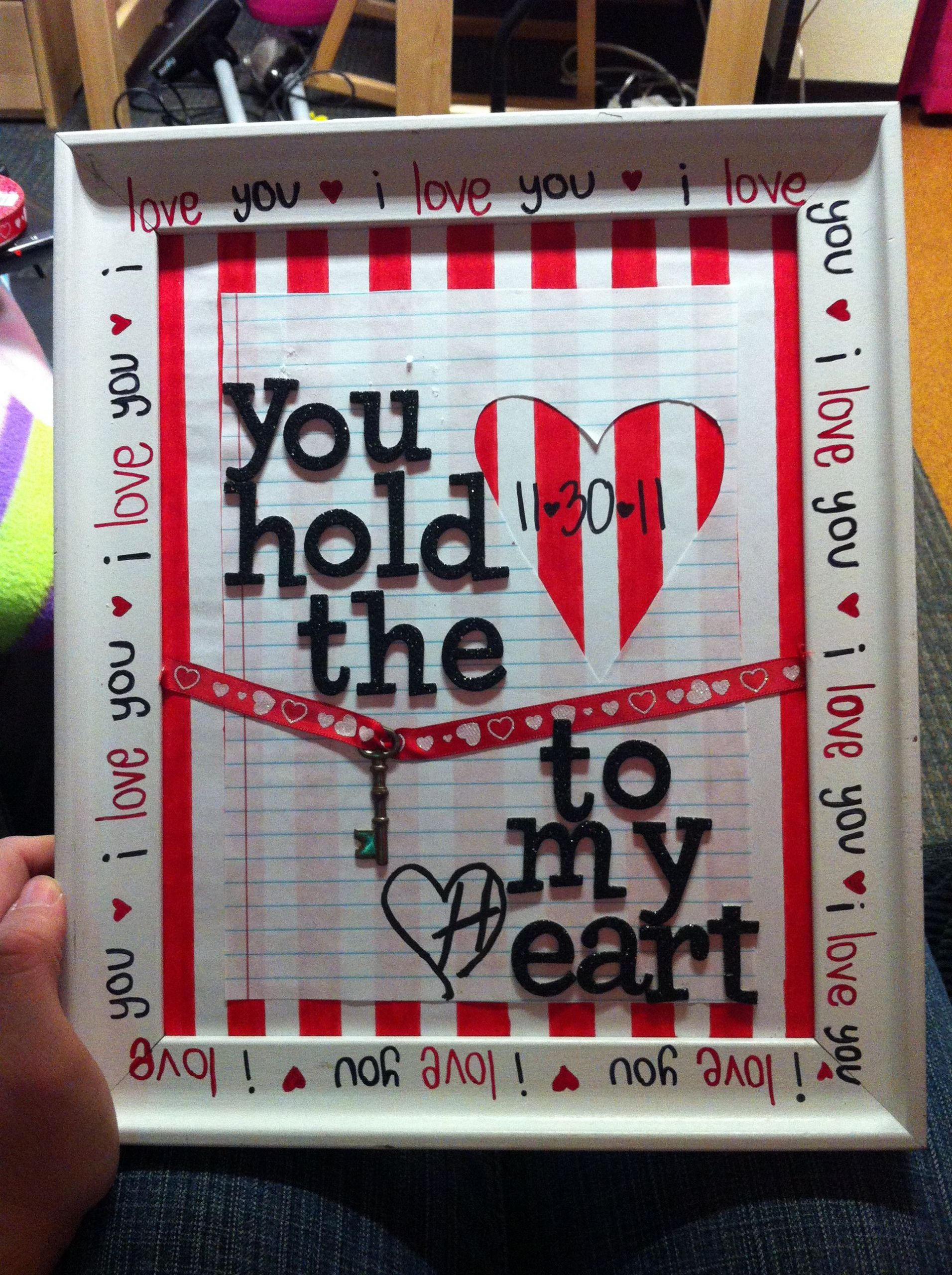 Diy Valentine Gift Ideas For Boyfriend
 DIY valentines day t to BF