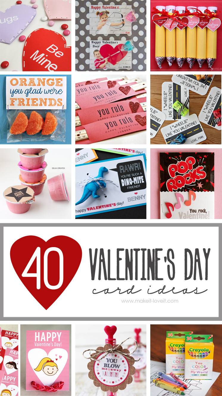 Diy Valentine Gifts For Kids
 40 DIY Valentine s Day Card Ideas for kids