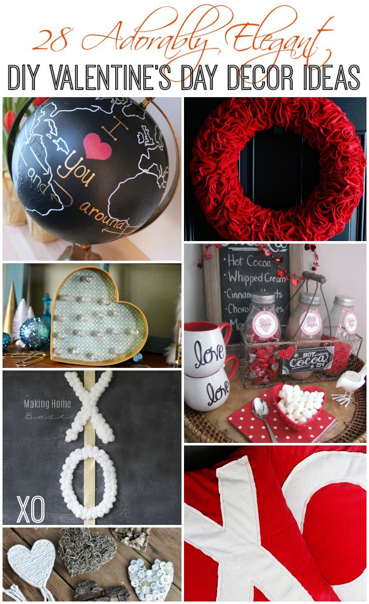 DIY Valentine'S Day Decorations
 28 Adorably Elegant DIY Valentine s Day Decor Ideas The