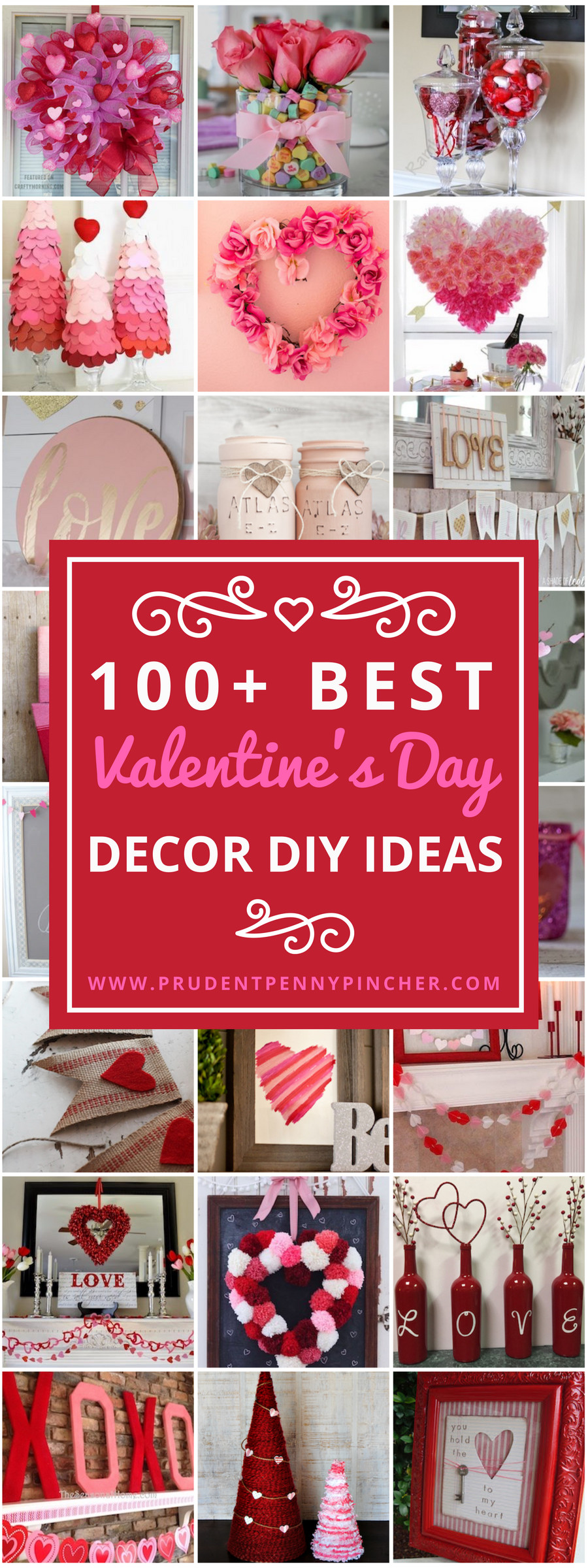 DIY Valentine'S Day Decorations
 100 Best Valentine s Day Decor DIY Ideas Prudent Penny