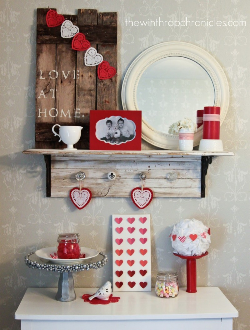DIY Valentine'S Day Decorations
 14 Romantic DIY Home Decor Project for Valentine’s Day