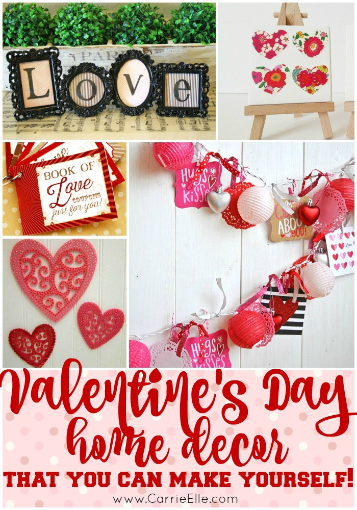DIY Valentine'S Day Decorations
 DIY Valentine s Day Decorations Carrie Elle