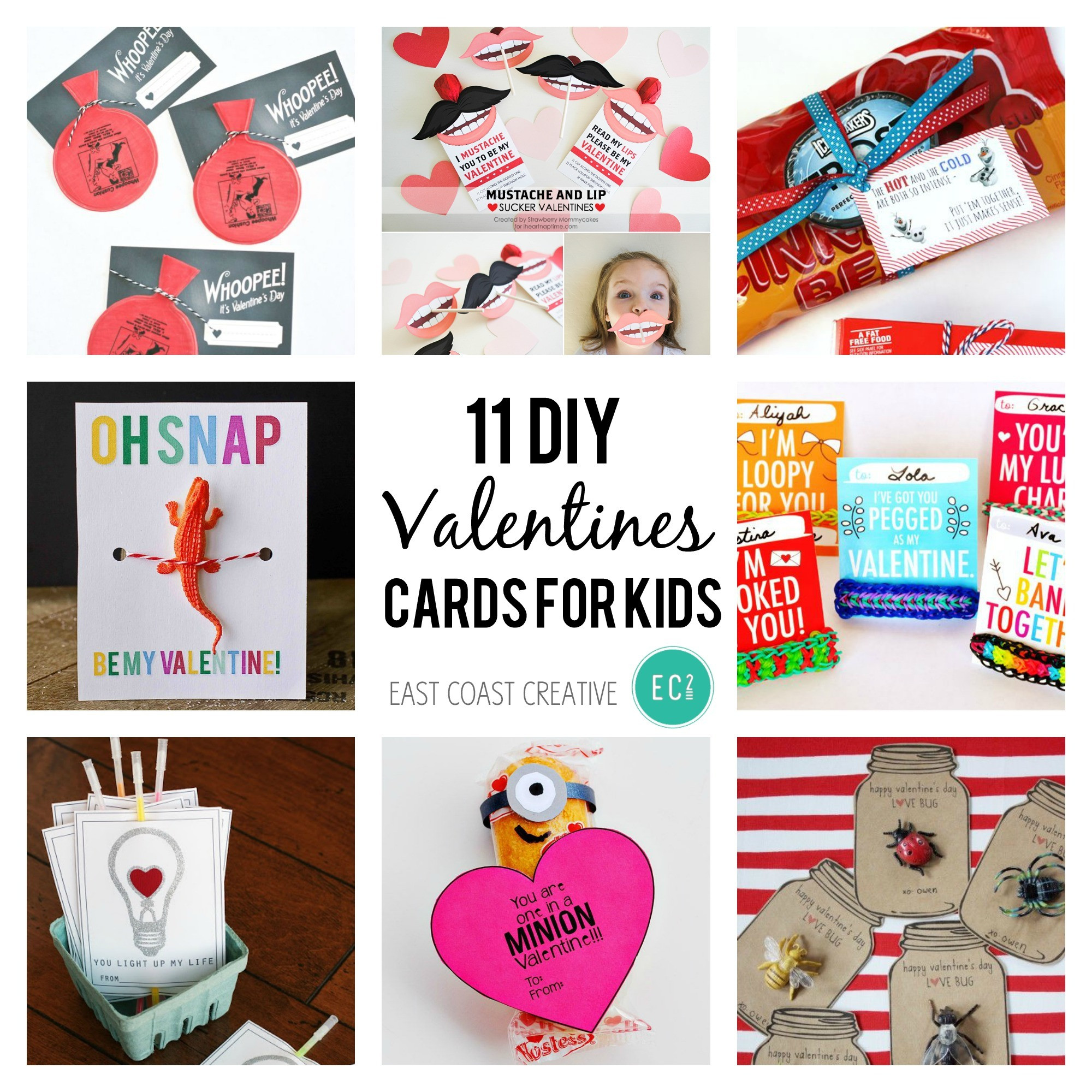 DIY Valentines Day Cards For Kids
 11 DIY Valentine’s Day Cards for Kids