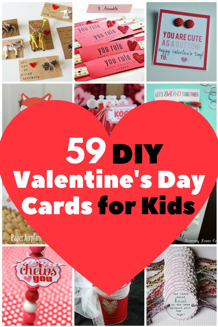 DIY Valentines Day Cards For Kids
 59 Adorable Valentine s Day Cards for Children The