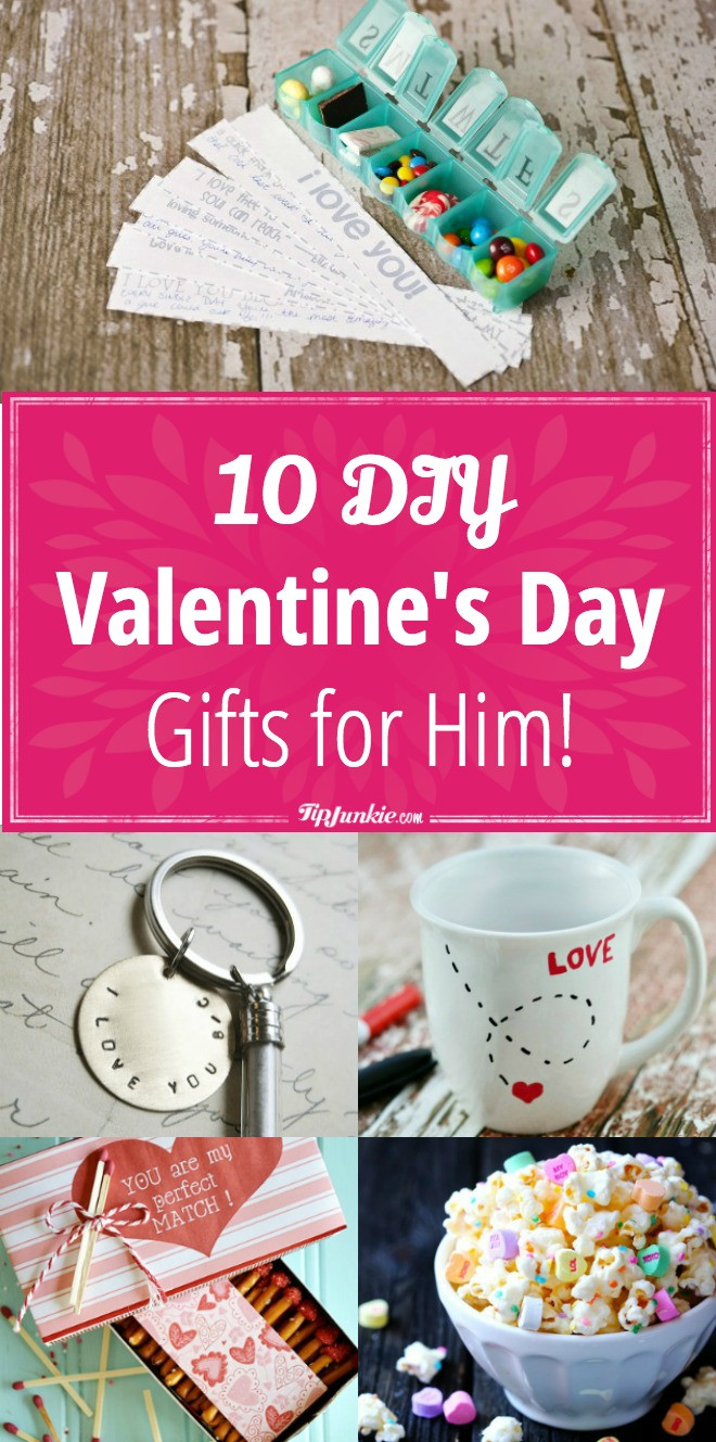 DIY Valentines Gift For Him
 10 DIY Valentine’s Day Gifts for Him – Tip Junkie