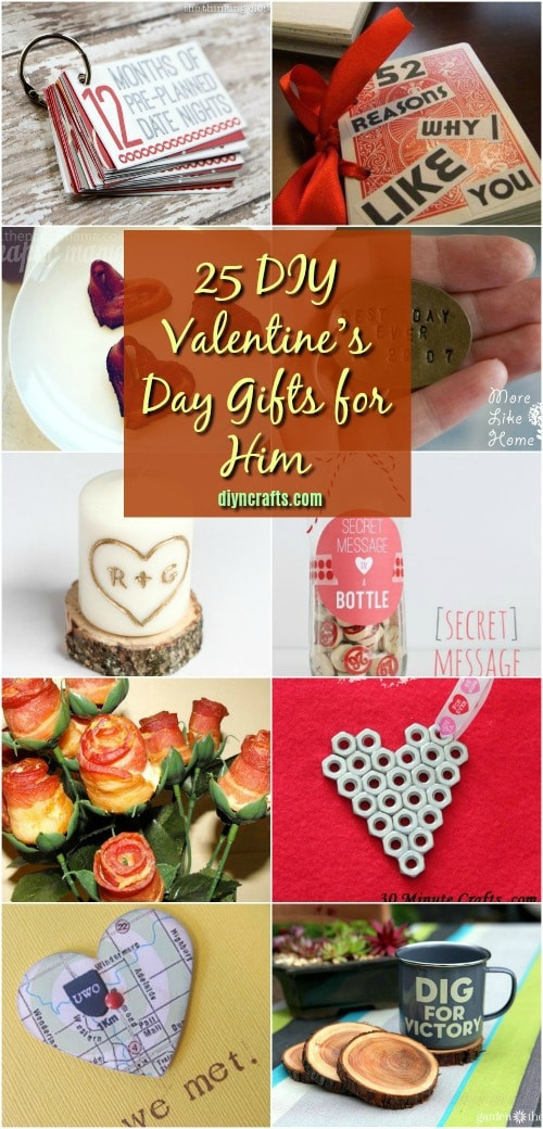 DIY Valentines Gift For Him
 25 DIY Valentine’s Day Gifts That Show Him How Much You