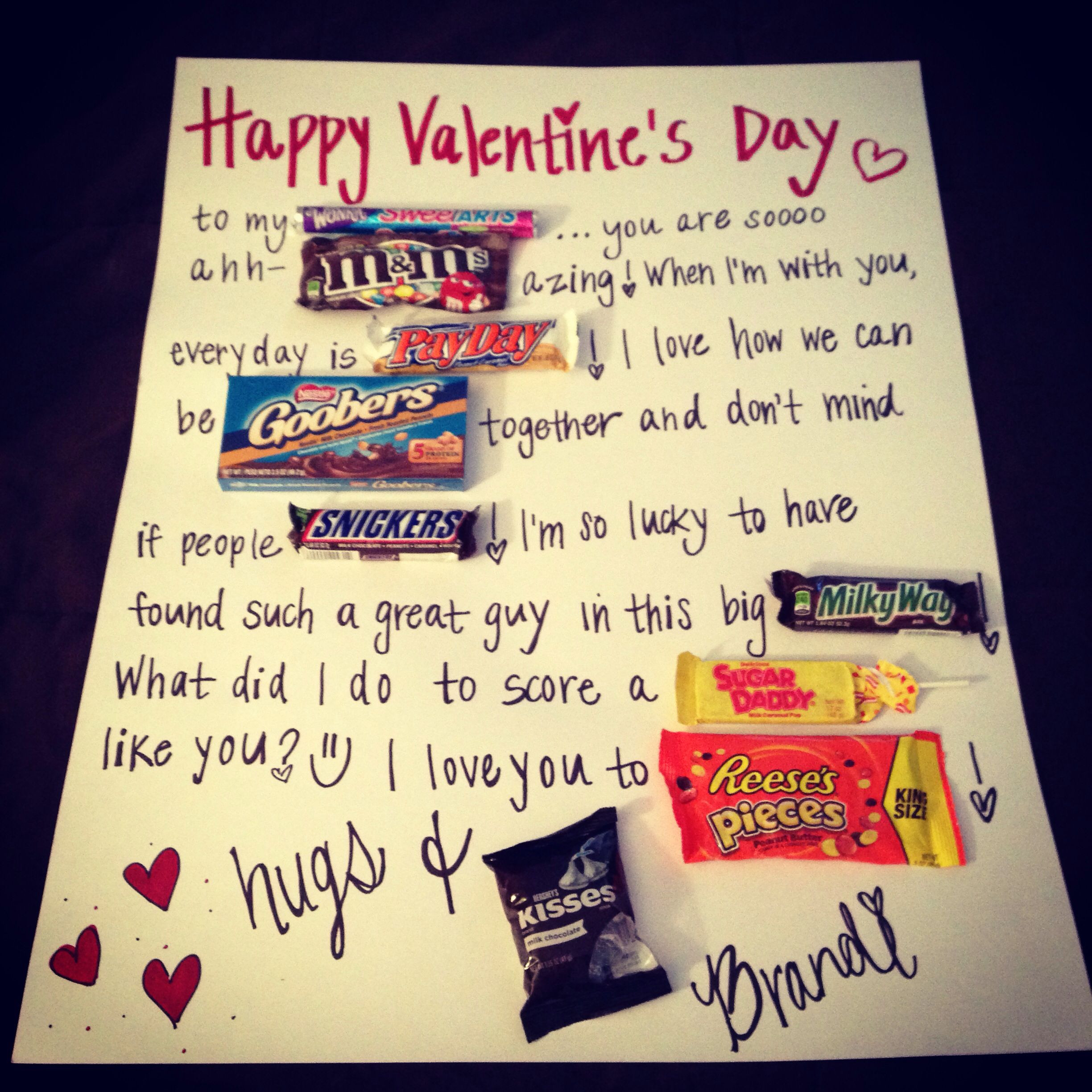 DIY Valentines Gift For Him
 Easy diy valentines t for him