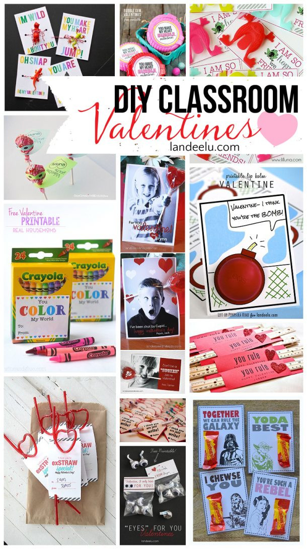 DIY Valentines Gifts For Classmates
 Fun and Easy DIY Valentines for Classmates landeelu