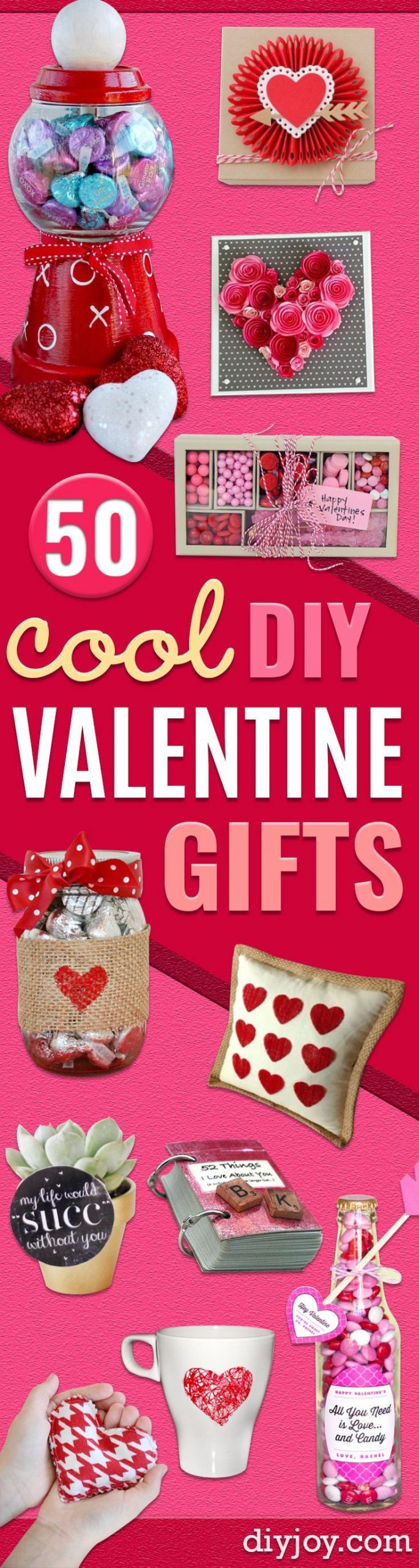 DIY Valentines Gifts For Girlfriend
 50 Cool and Easy DIY Valentine’s Day Gifts