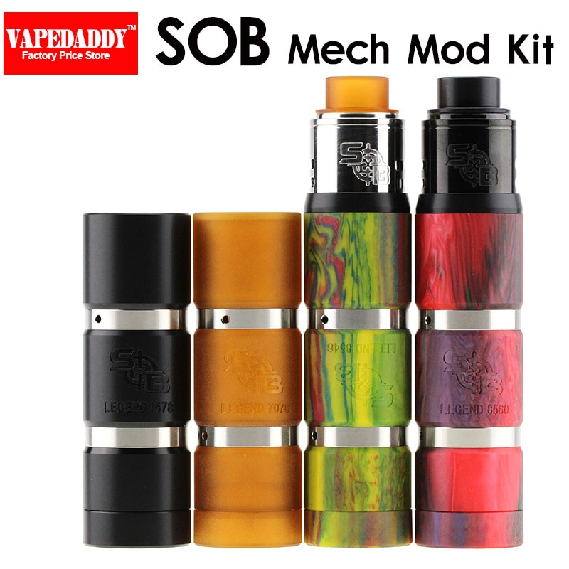 DIY Vape Mods Kits
 VapeDaddy SOB Legend Mech Mod Kit Copper Battery