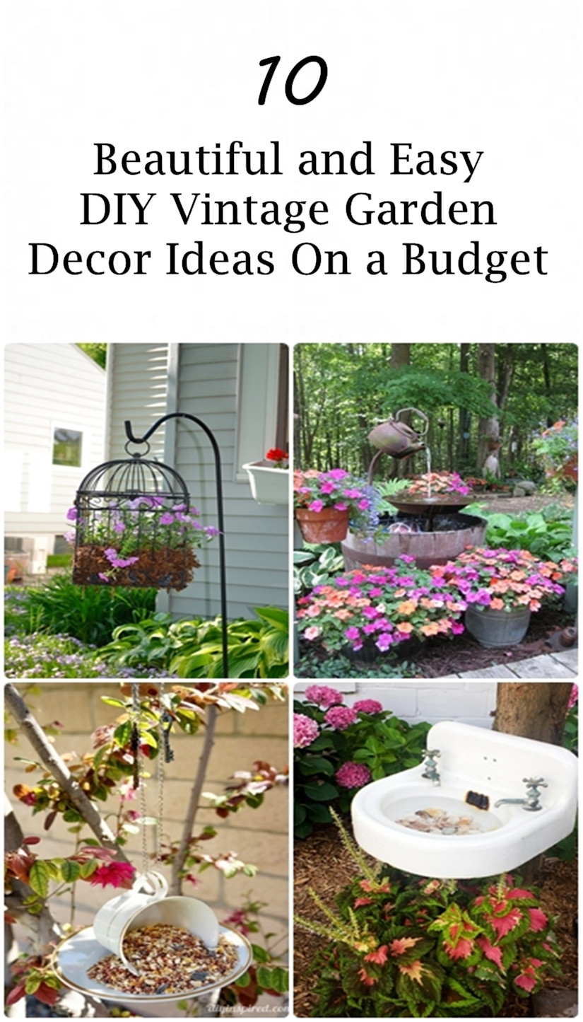 DIY Vintage Decorating Ideas
 10 Beautiful and Easy DIY Vintage Garden Decor Ideas a