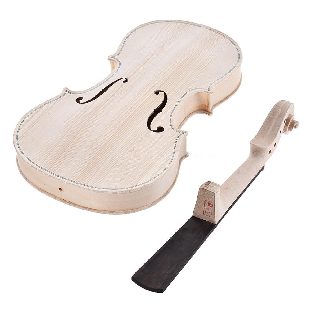 DIY Violin Kit
 4 4 Size Solid Wood Acoustic Violin DIY Kit W Accessories