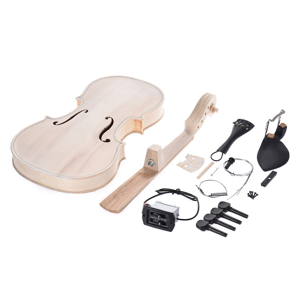 DIY Violin Kit
 DIY 4 4 Full Size Natural Solid Wood Acoustic Violin