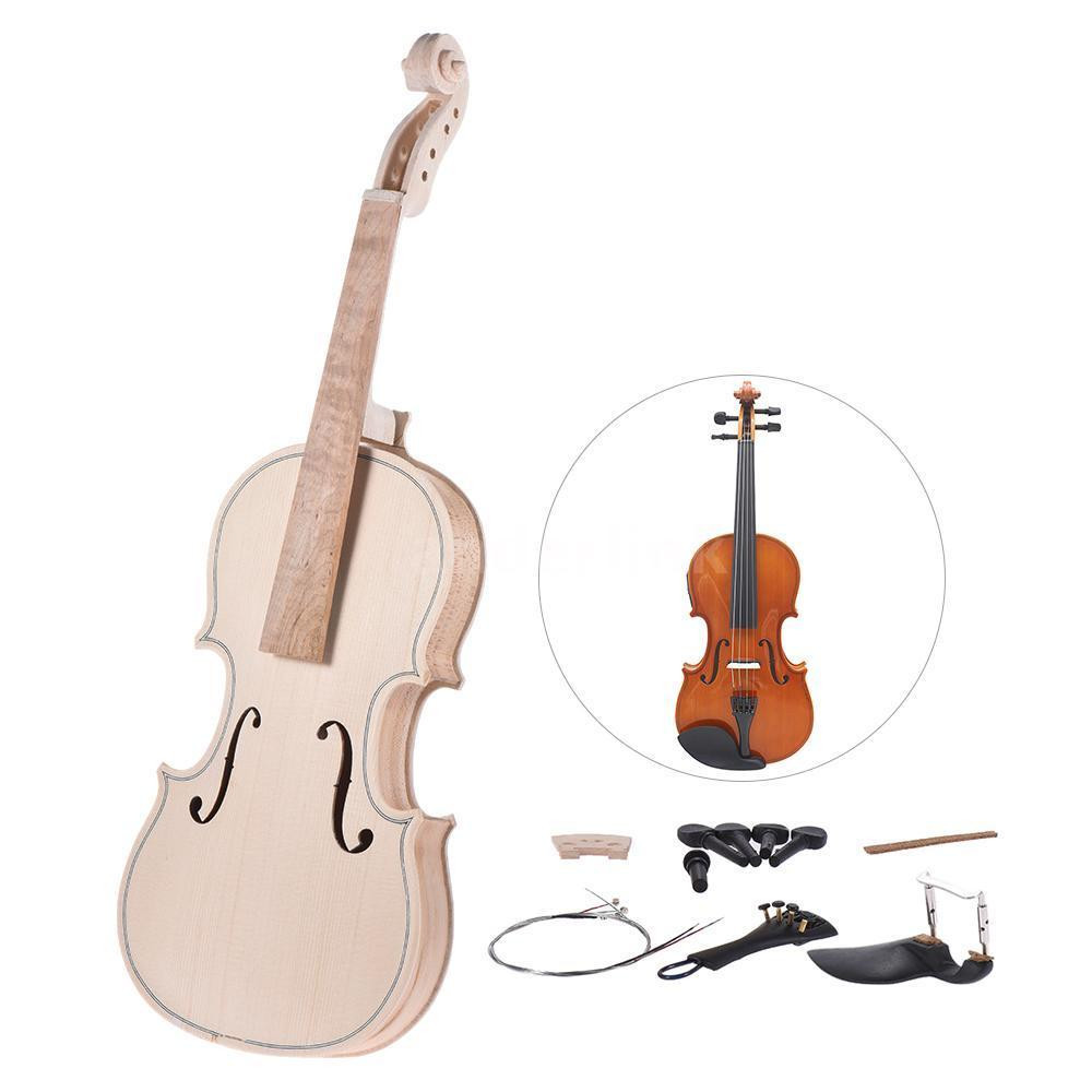 DIY Violin Kit
 DIY 4 4 Full Size Natural Solid Wood Violin Fiddle Kit