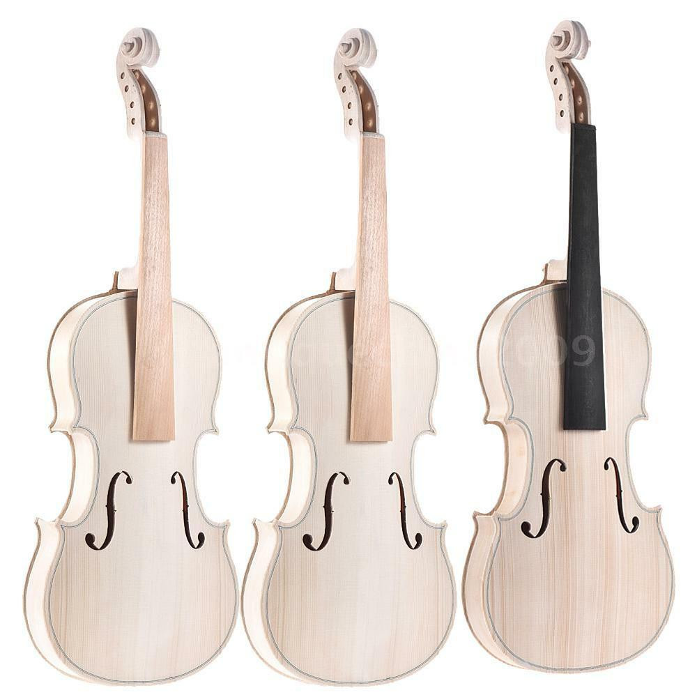 DIY Violin Kit
 4 4 Full Size Natural Solid Wood Acoustic Violin DIY Kit