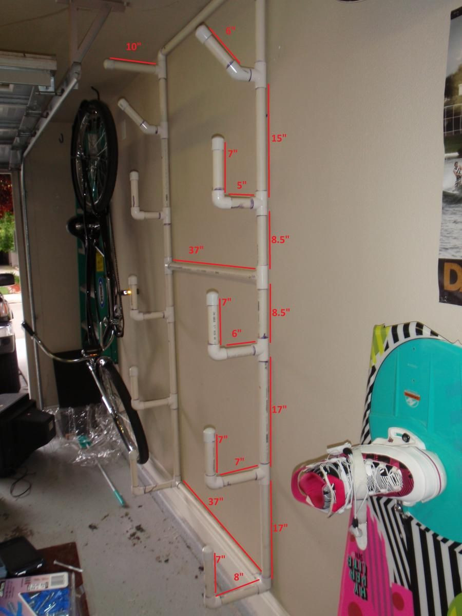 DIY Wakeboard Racks
 If you take your boards home at night instead of leaving
