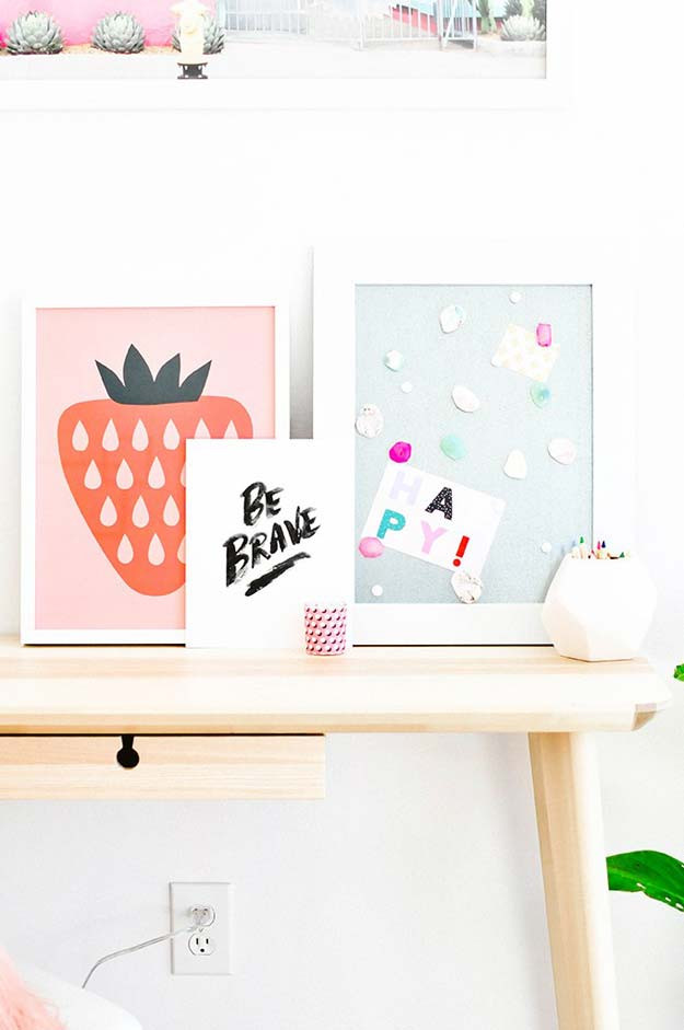 DIY Wall Decor For Teenagers
 37 Awesome DIY Wall Art Ideas for Teen Girls DIY