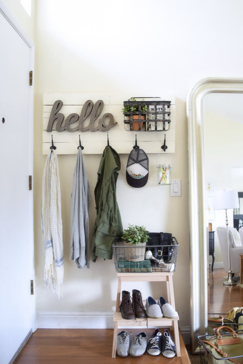 DIY Wall Mount Coat Rack
 DIY fun personalized wall mounted coat hanger – almafied