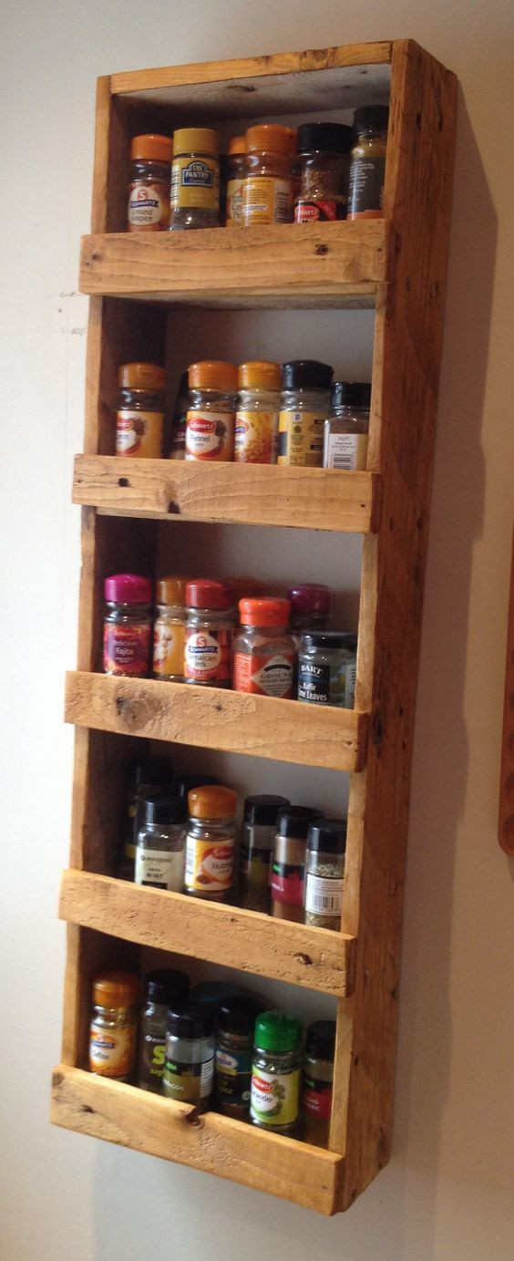 DIY Wall Mount Spice Rack
 Best 25 Spice racks ideas on Pinterest