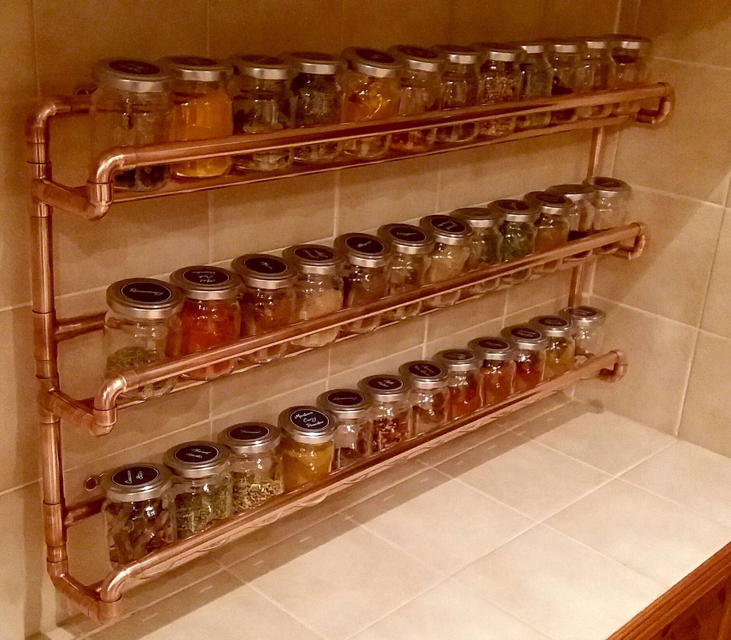 DIY Wall Mount Spice Rack
 Pin by Lindsay Scott on King House
