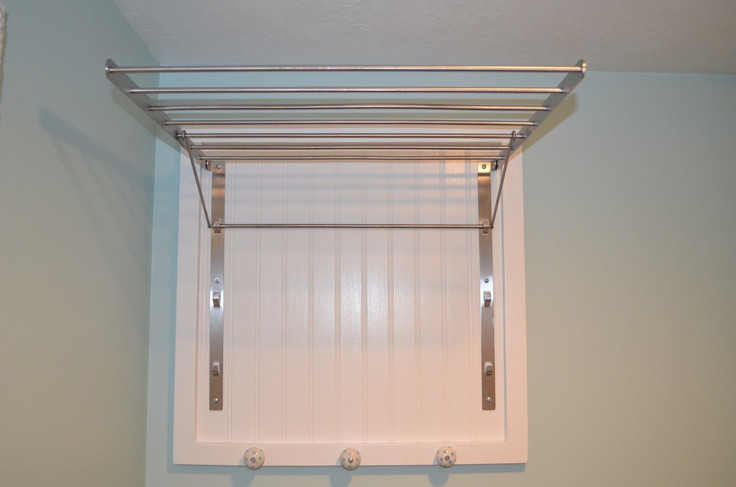 DIY Wall Mounted Laundry Drying Rack
 Diy Wall Mounted Clothes Drying Rack WoodWorking