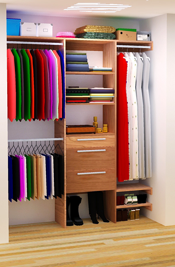 DIY Wardrobe Plans
 DIY Closet Organizer Plans For 5 to 8 Closet