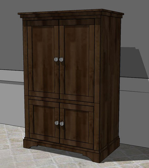 DIY Wardrobe Plans
 Wood Armoire Plans To Build