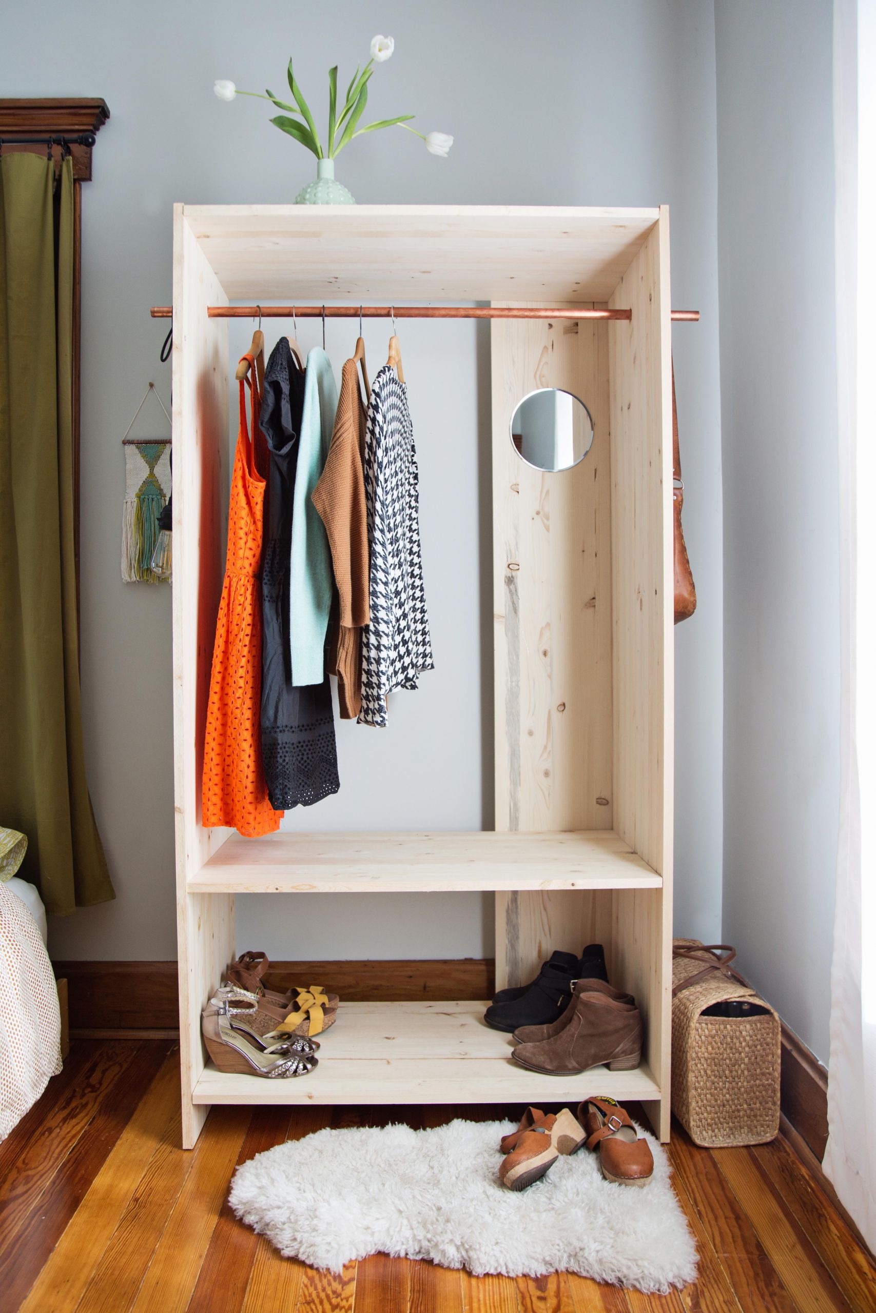 DIY Wardrobe Plans
 Modern Wooden Wardrobe DIY A Beautiful Mess