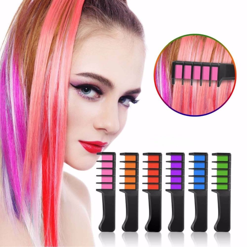 DIY Washable Hair Dye
 Fashion y 8 Colors Ameauty Temporary Hair Chalk Cosplay