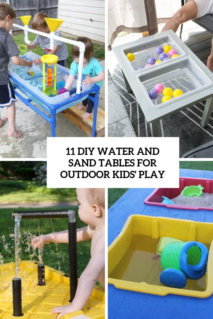 DIY Water Table For Toddlers
 11 DIY Water And Sand Tables For Outdoor Kids’ Play