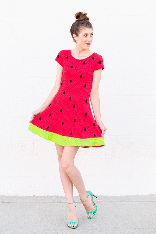 DIY Watermelon Costume
 From Bananas to Tacos These 50 Food Costumes Are Easy To DIY