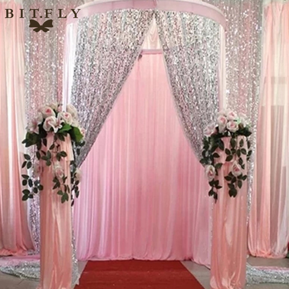 DIY Wedding Backdrop Fabric
 Aliexpress Buy BITFLY US STOCK Sequin Fabric diy for