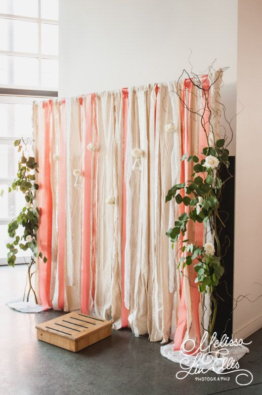 DIY Wedding Backdrop Fabric
 20 Fabulous booth Backdrops to make your Pics POP