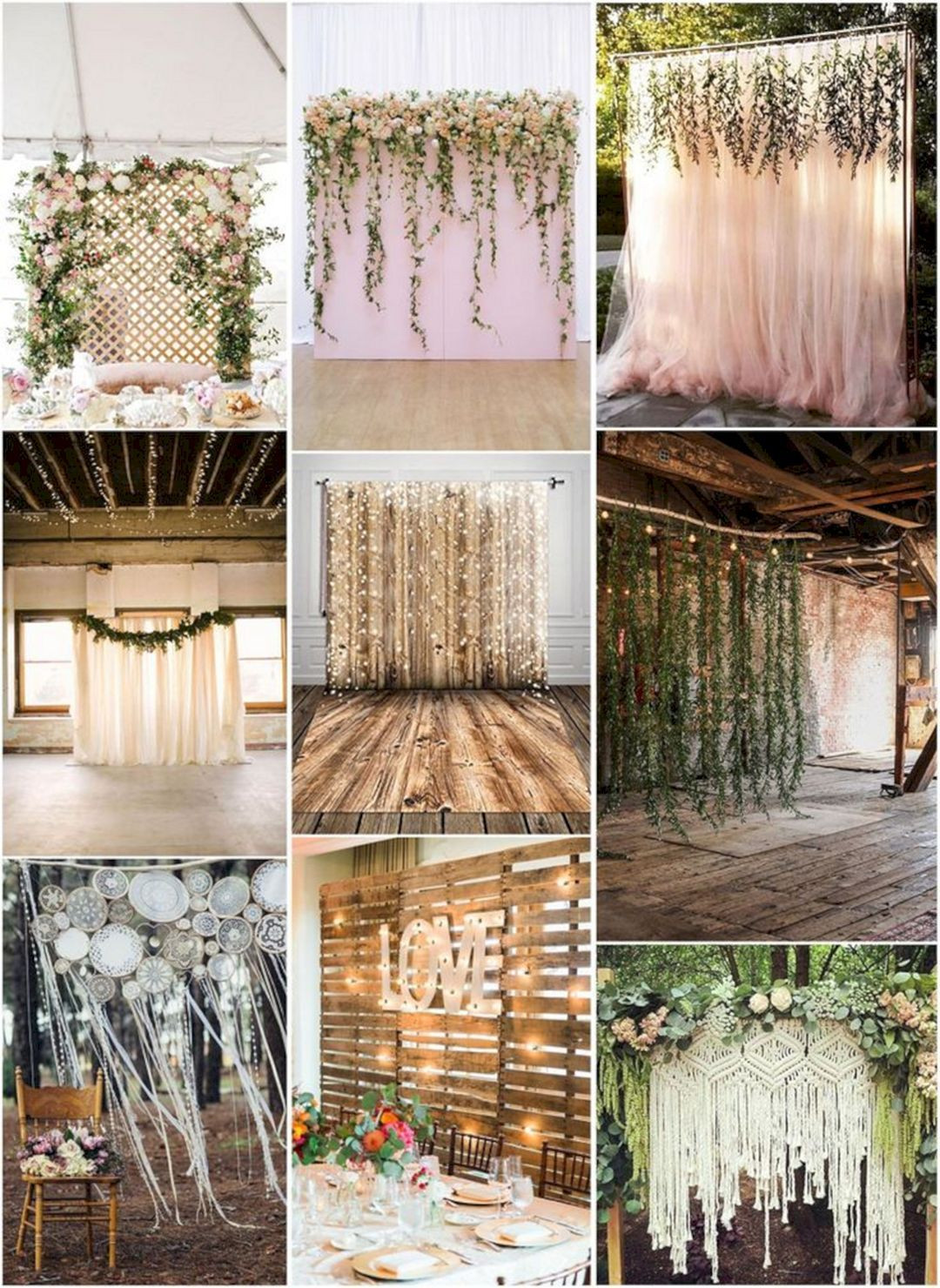DIY Wedding Backdrop Fabric
 Adorable Top 15 Unique and Breathtaking Wedding Backdrop