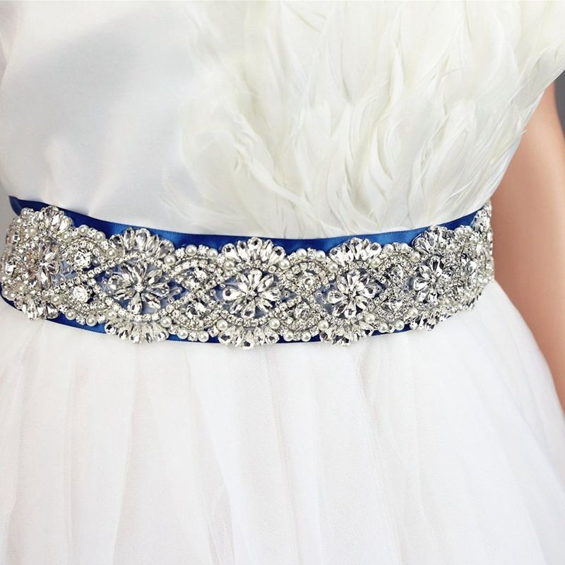 DIY Wedding Belts
 Handmade DIY Wedding Bridal Sash Belt Crystal Rhinestone