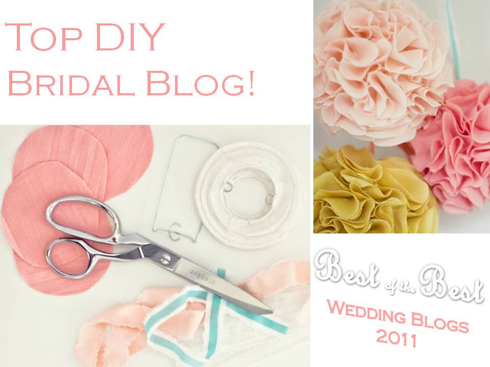 DIY Wedding Blogs
 DIY and bespoke wedding inspiration which bridal blog