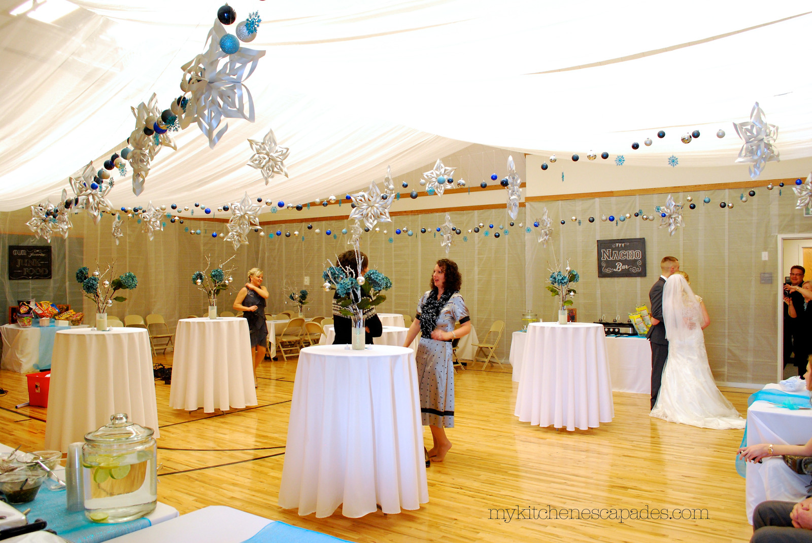 DIY Wedding Ceiling Drapery
 Wedding Ceiling Draping Tutorial How to Measure and Hang