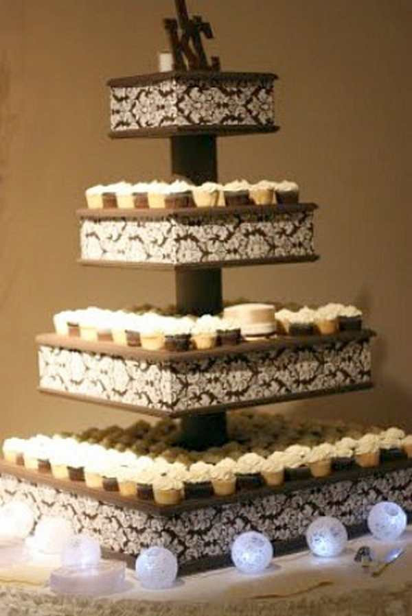 DIY Wedding Cupcake Stand
 cupcake stand ideas for wedding Wedding Decor Ideas