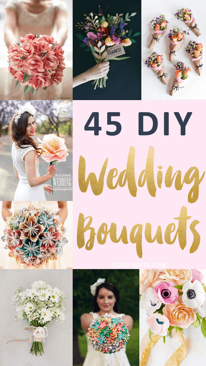 DIY Wedding Flowers Cost
 45 Stunning Wedding Bouquets You Can Craft Yourself • Cool