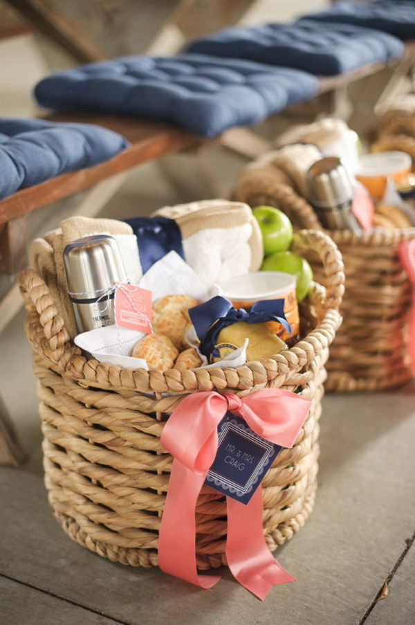DIY Wedding Gift Baskets
 35 Creative DIY Gift Basket Ideas for This Holiday Hative