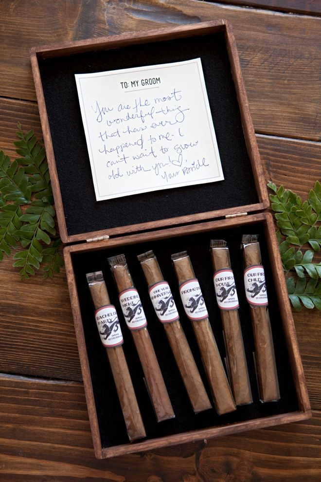 DIY Wedding Gift For Bride And Groom
 Make this killer Groom Cigar Box with Milestone Cigars