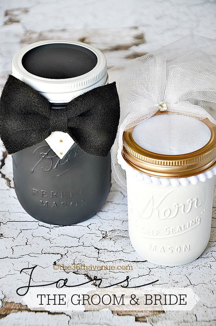 DIY Wedding Gift Ideas For Bride And Groom
 Mason Jar Crafts Groom & Bride The 36th AVENUE