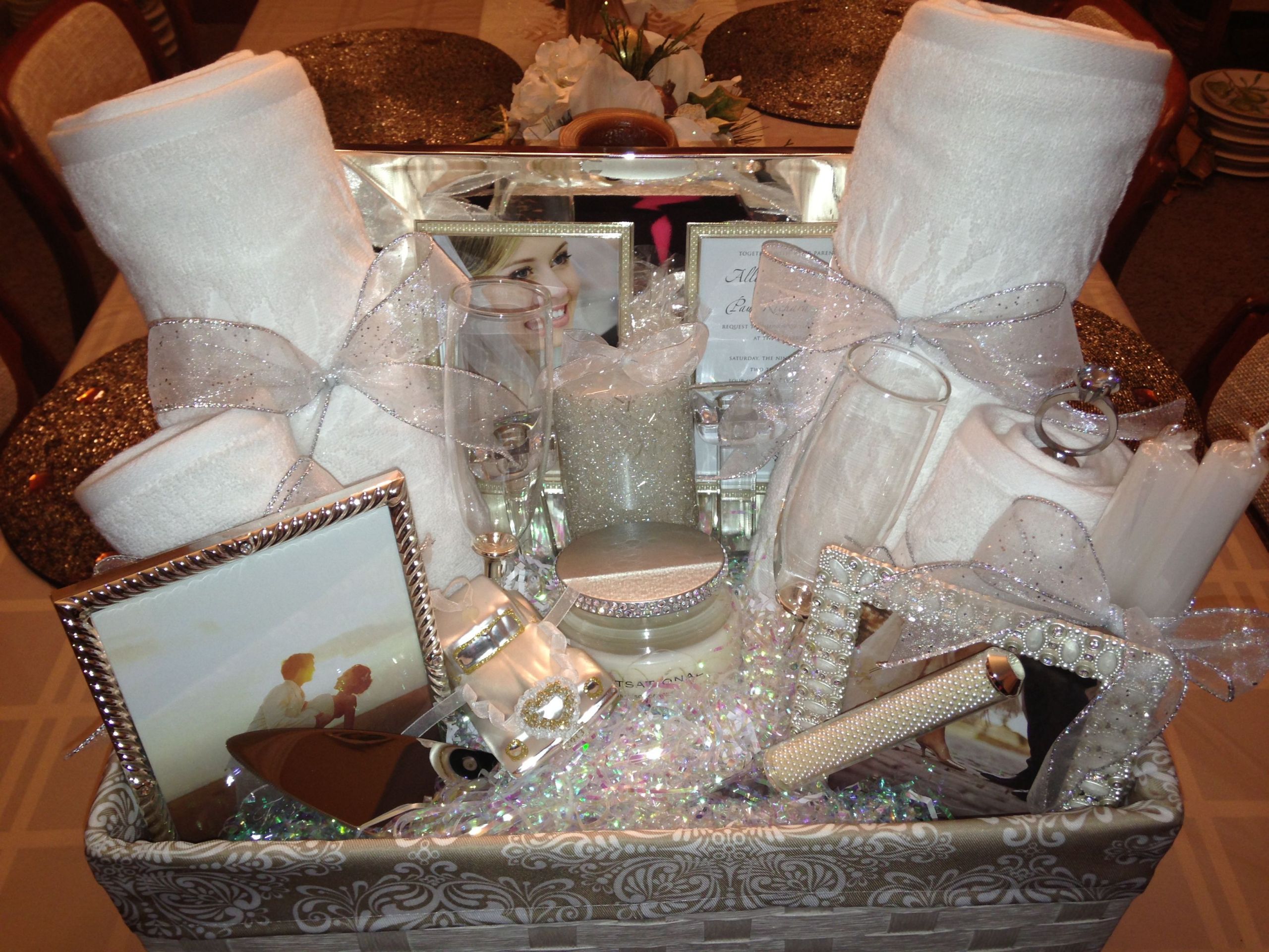DIY Wedding Gift Ideas For Bride And Groom
 Bridal shower t basket ideas Ideasthatsparkle on