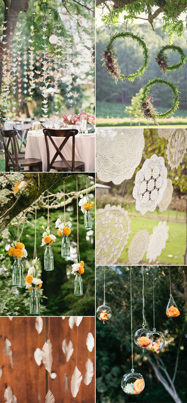 DIY Wedding Ideas
 Beautiful and Stylish Wedding Hanging Decorations