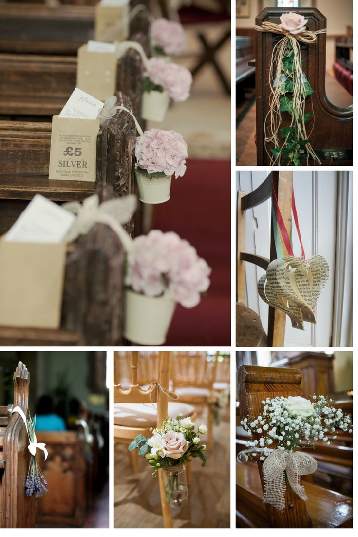 DIY Wedding Ideas
 5 easy DIY ideas to decorate your wedding pews