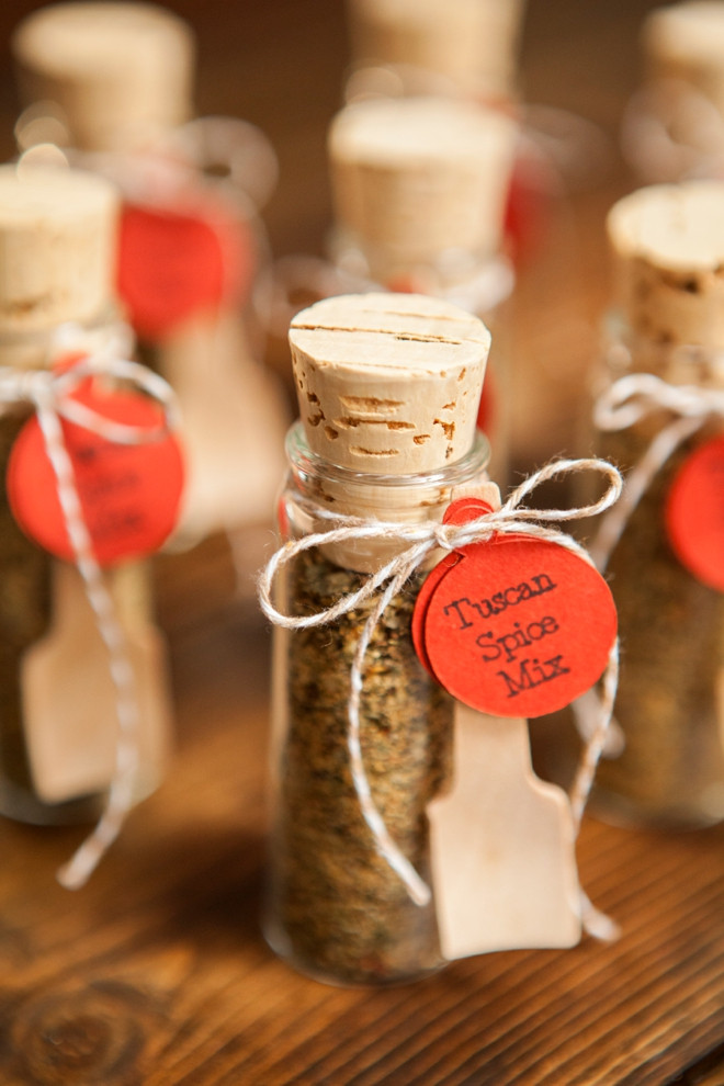 DIY Wedding Party Favors
 Make your own adorable spice dip mix wedding favors