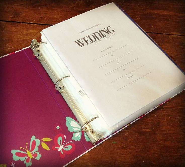 DIY Wedding Planning Binder
 Wedding Planning Binder Your Easy Step by Step Guide