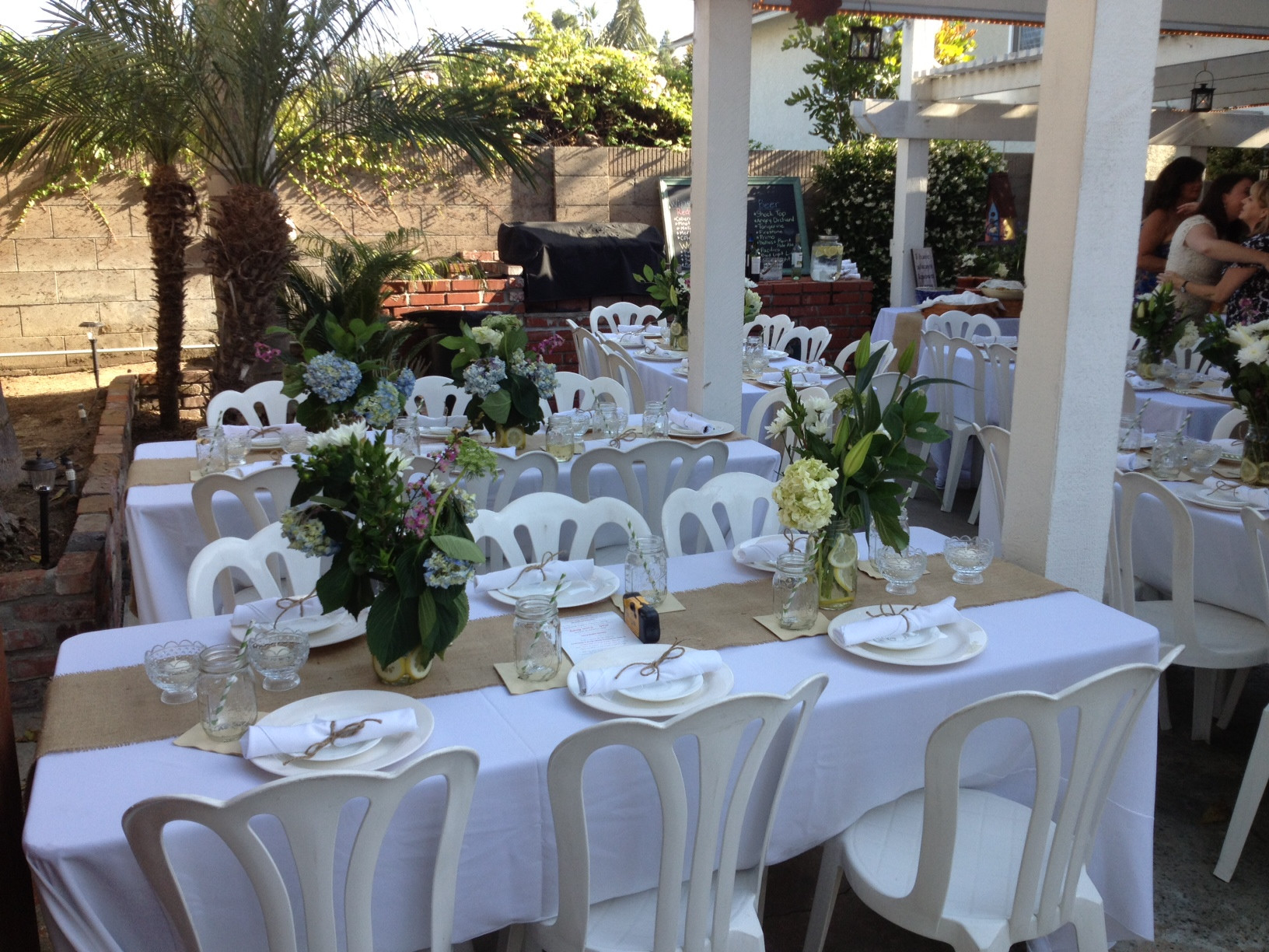 DIY Wedding Reception
 Backyard DIY Wedding Reception