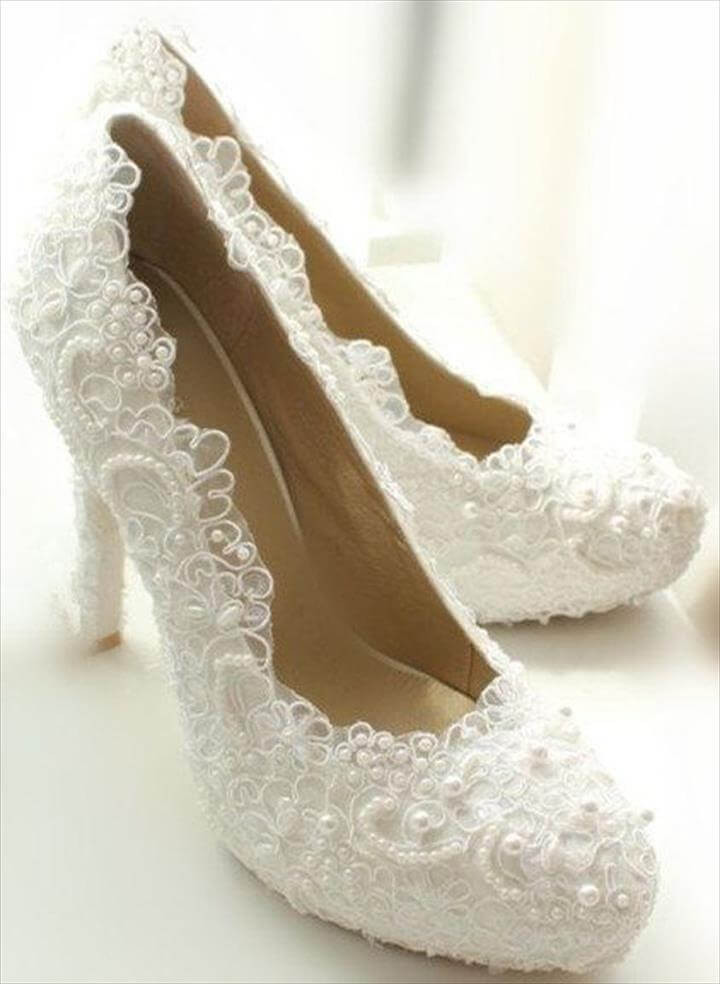 DIY Wedding Shoe
 32 DIY Sandals Shoe Makeover Ideas You Can Do